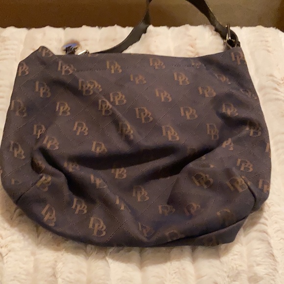 Medium size, blue and brown, D&B purse. Downsizing my closet. - Picture 2 of 3